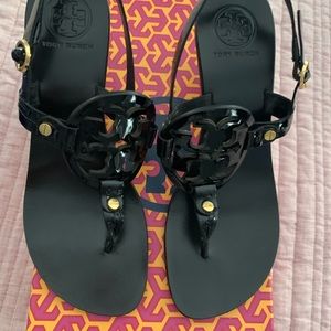Tory Burch Women’s Holly Patent Leather Sandals